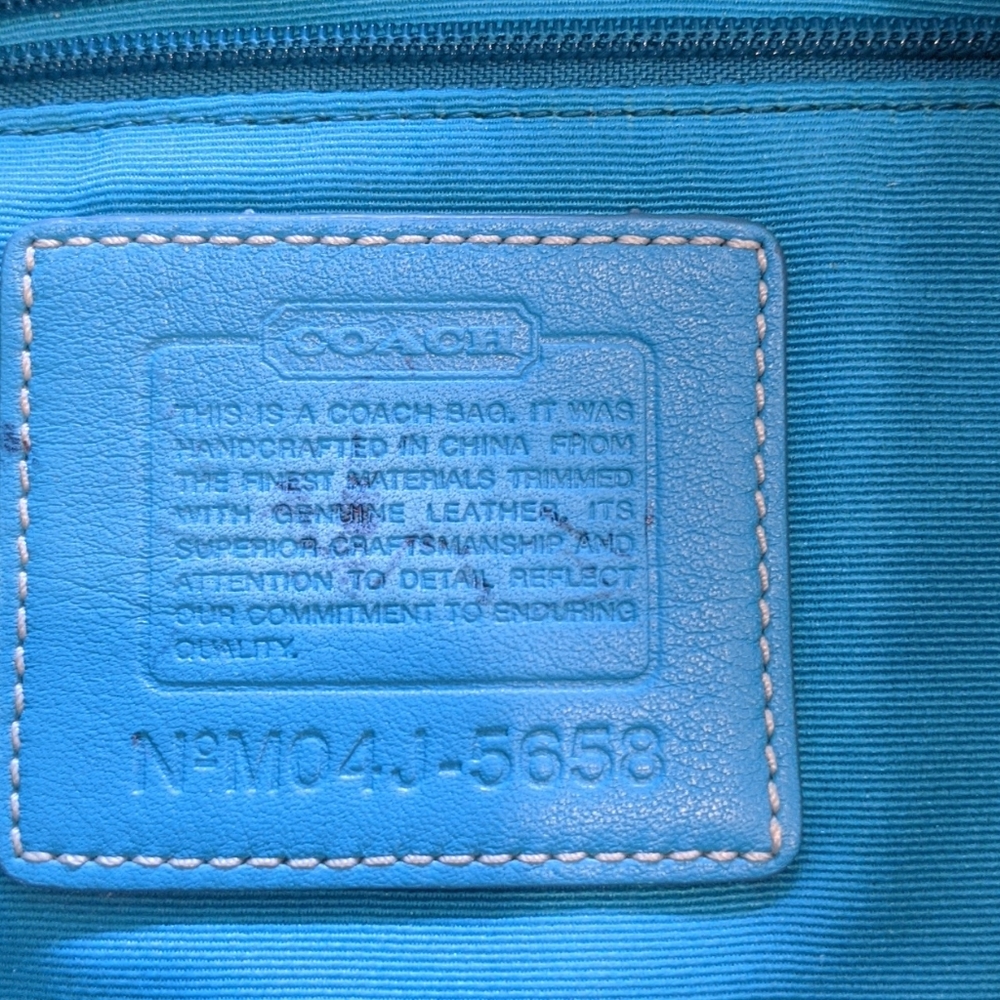 Authentic Coach Multi-Color C Hobo Handbag - image 4